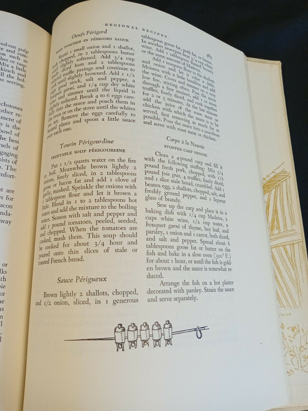 Bouquet De France 1st Ed  2nd press Samuel Chamberlain Gourmet - 1953 Book (7873