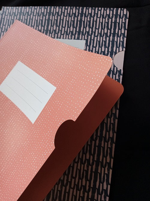BULK BUY 96 x Wallet Folders  individual folders in 4 designs.  Takes A4 documents