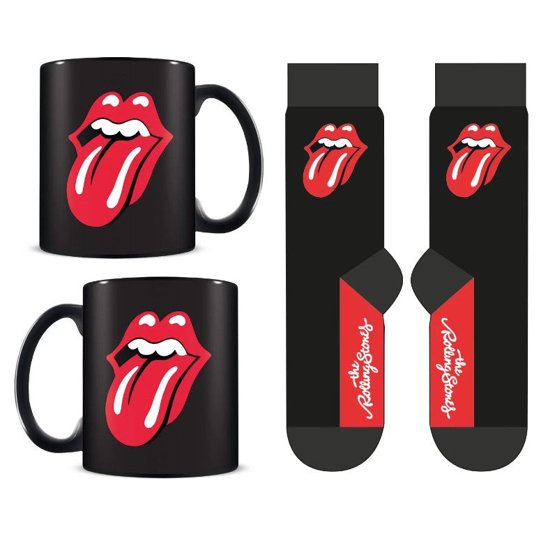 Mug and Sock Set - The Rolling Stones tongue - Gift Set