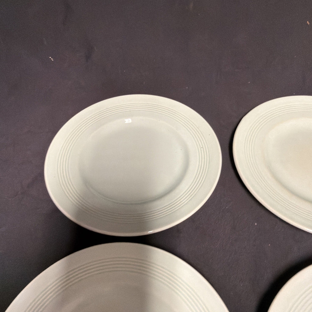 Wood's Ware Beryl Green 1940's Ceramic Side Plates x 6 VGC - (1915) 