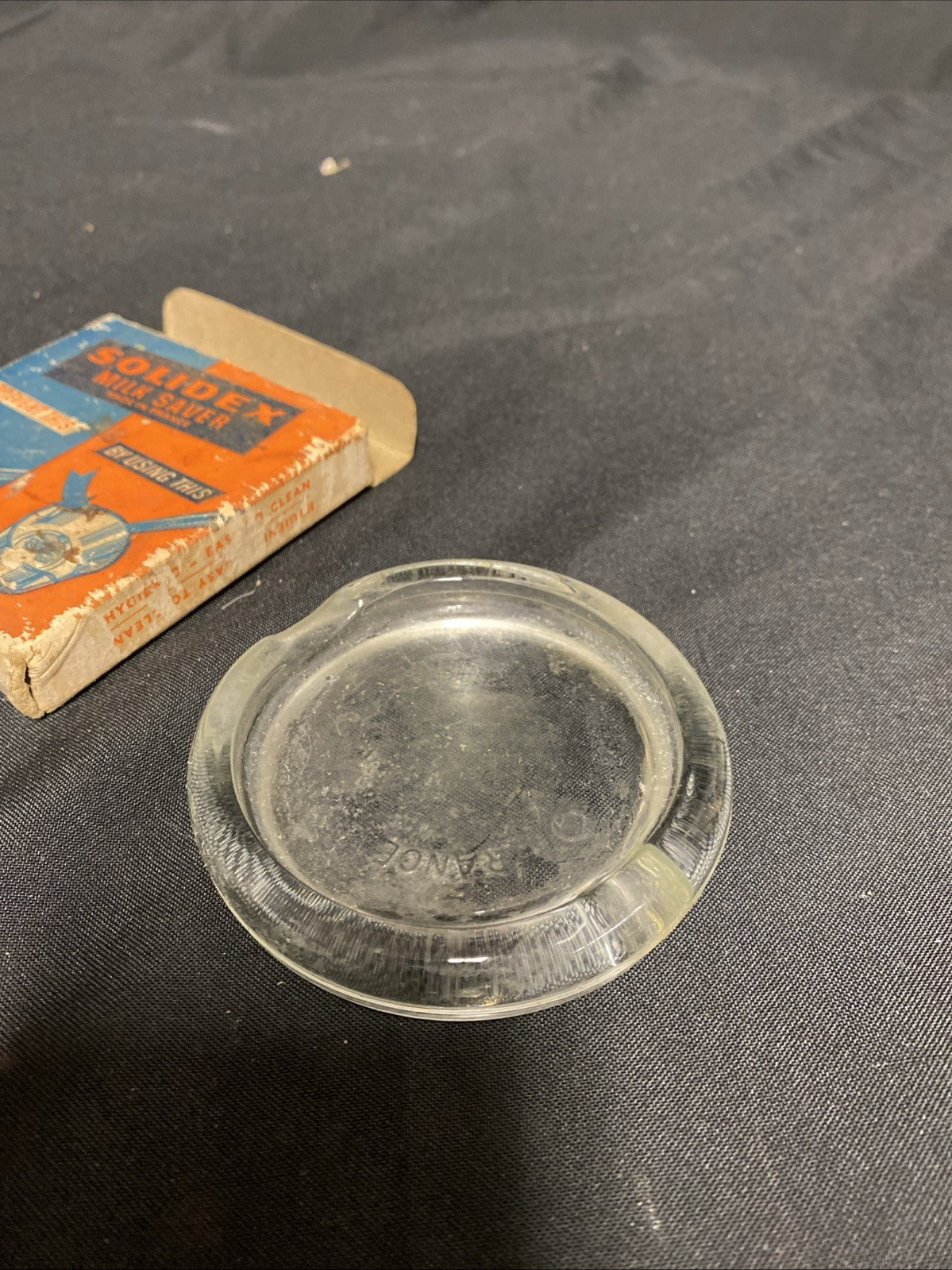 Vintage Solidex Milk Saver No Boil Over Glassware Kitchenalia Murell France Box (1795)