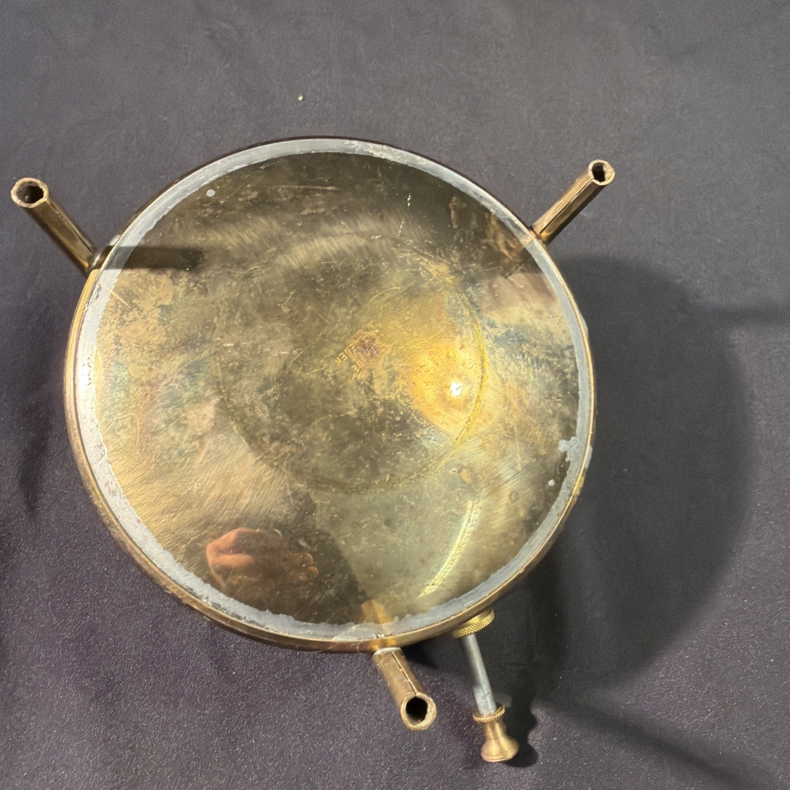 Antique Optimus No 48 Pressurised Brass Paraffin heater Sweden - (1989)