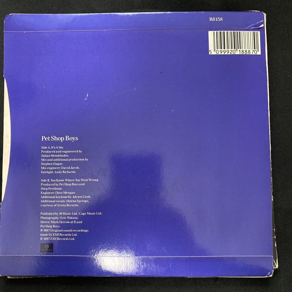 Vinyl Records 7" Singles 5 x 1980's Pet Shop Boys, Pulsallama, Odyssey (9456)