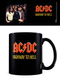 MUG Boxed Ceramic - MUSIC - AC/DC Highway To Hell - Black Mug