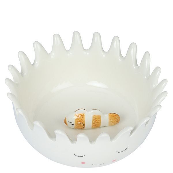 BULK BUY 12 x Ceramic boxed gift Anemone Trinket Bowl - Paperchase