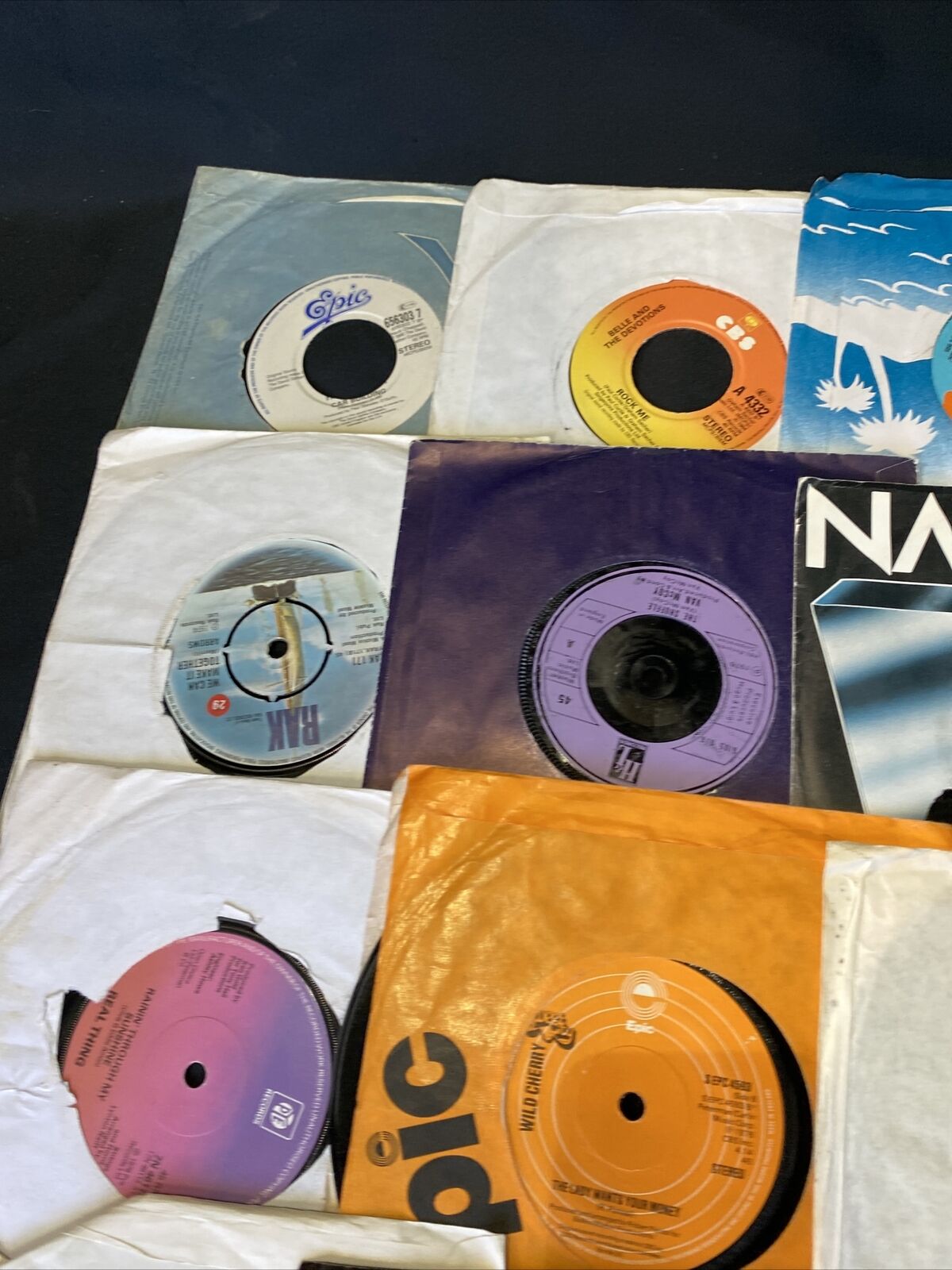 Vintage 1980's 7" Singles x20  Buggles Commodores Wild Cherry + More (8363