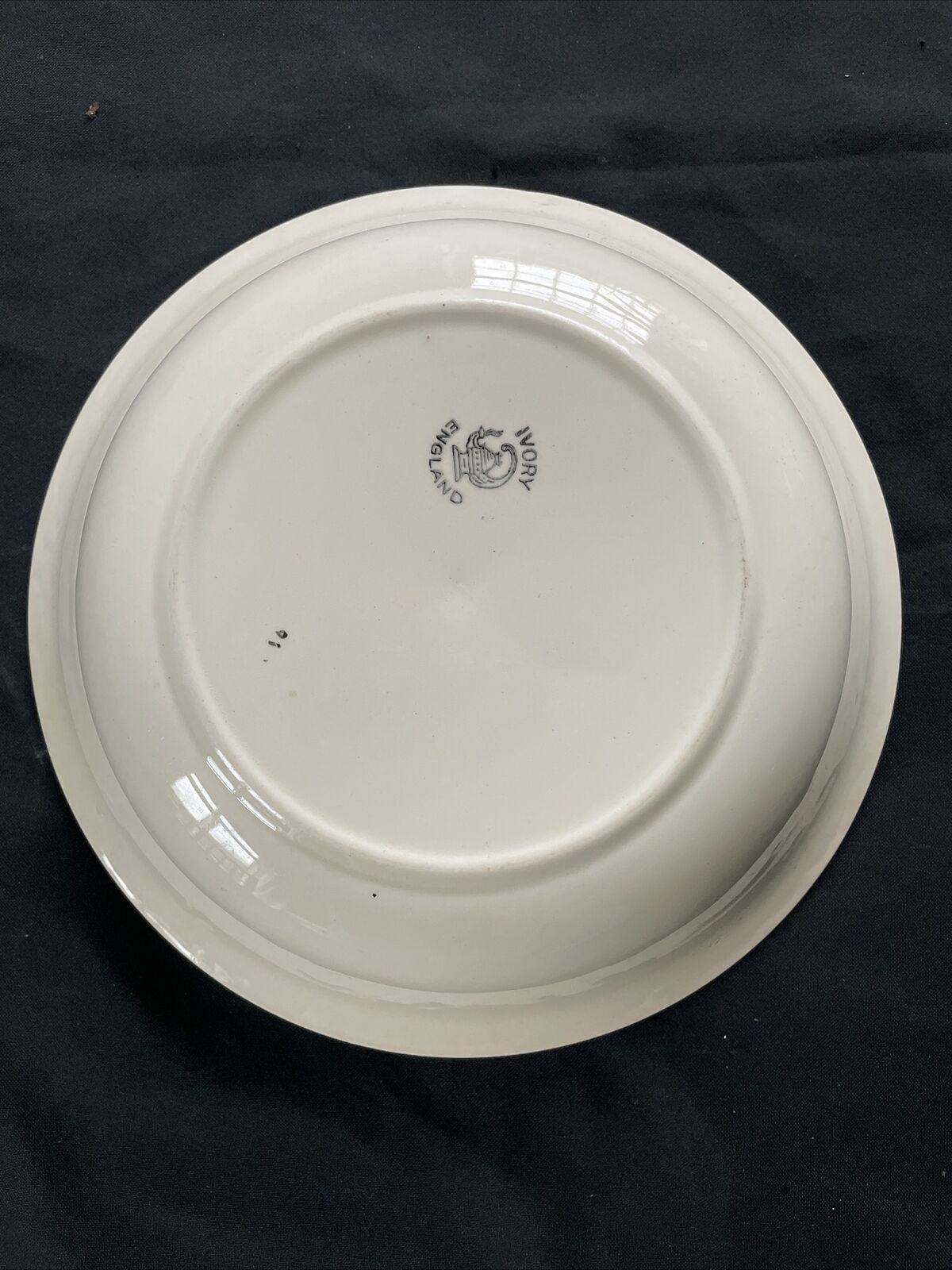 Antique Cream Bowl hand painted 220 diameter rare item - 9396