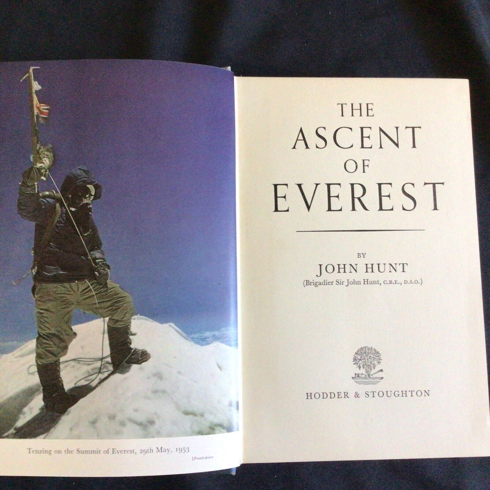 John Hunt - The Ascent of Everest 1953 1st Edition Book - (9731)