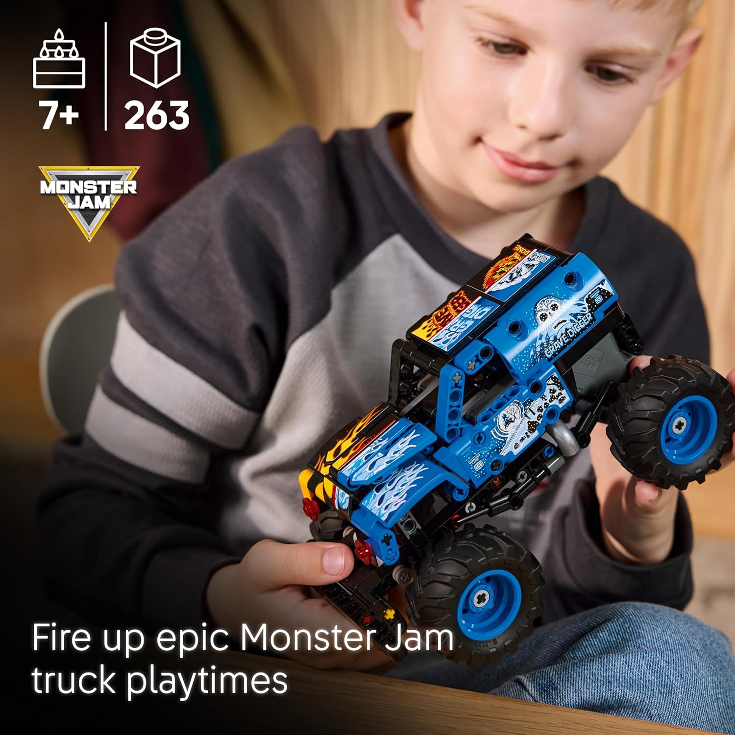 LEGO Technic - Monster Jam, Grave Digger, Fire and Ice - 42219