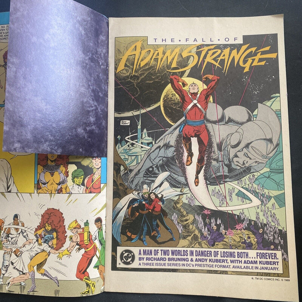 COMIC - DC Comics Tales of The NEW TITANS - Mar 1990 - Adam Strange - (8817)