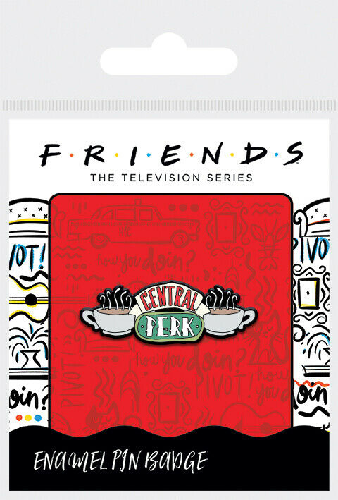 PIN BADGE Enamel Licensed - TV - Friends Central Perk