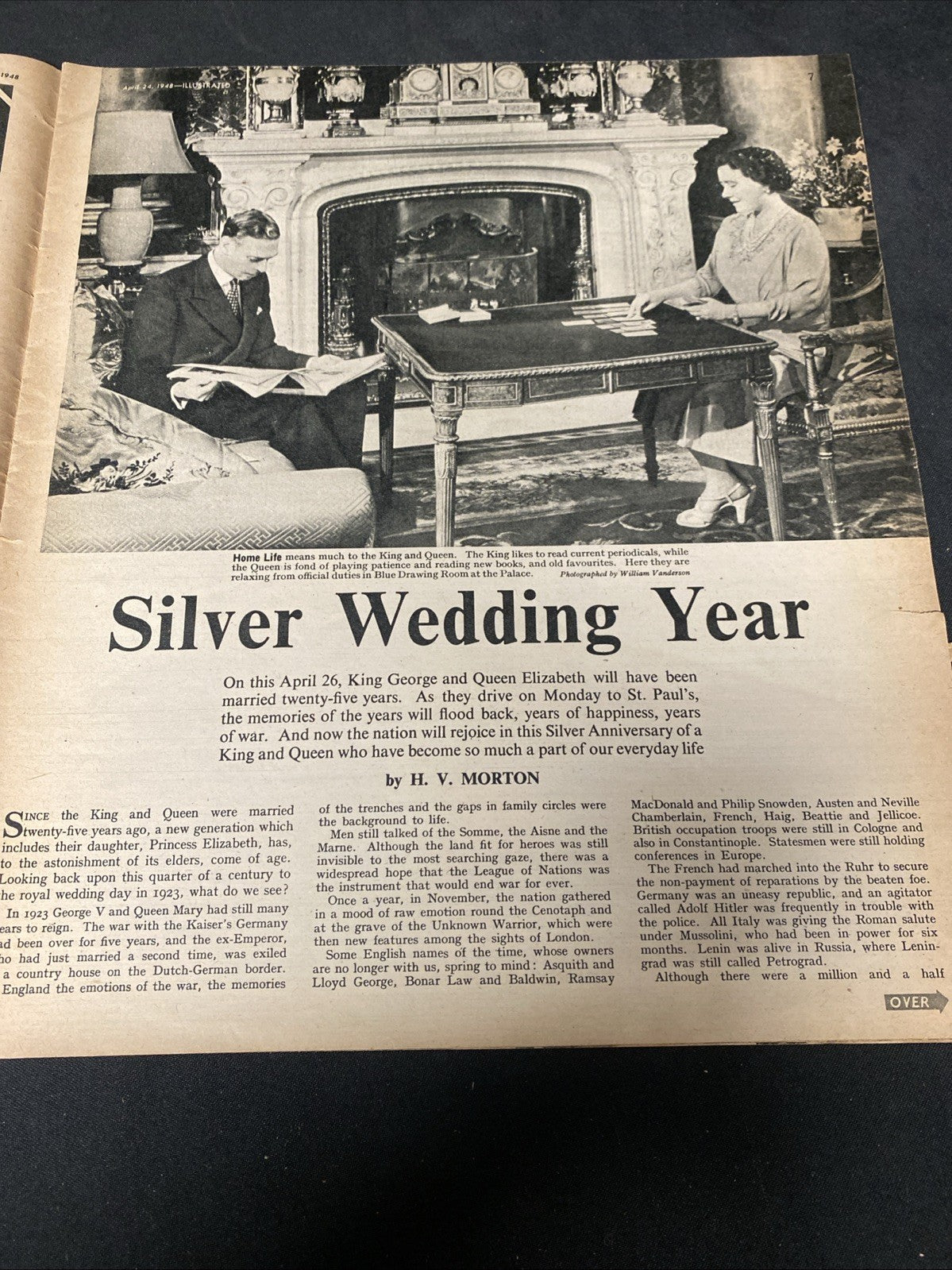 Illustrated Magazine April 24 1948 Silver Wedding Celebration - (1678)