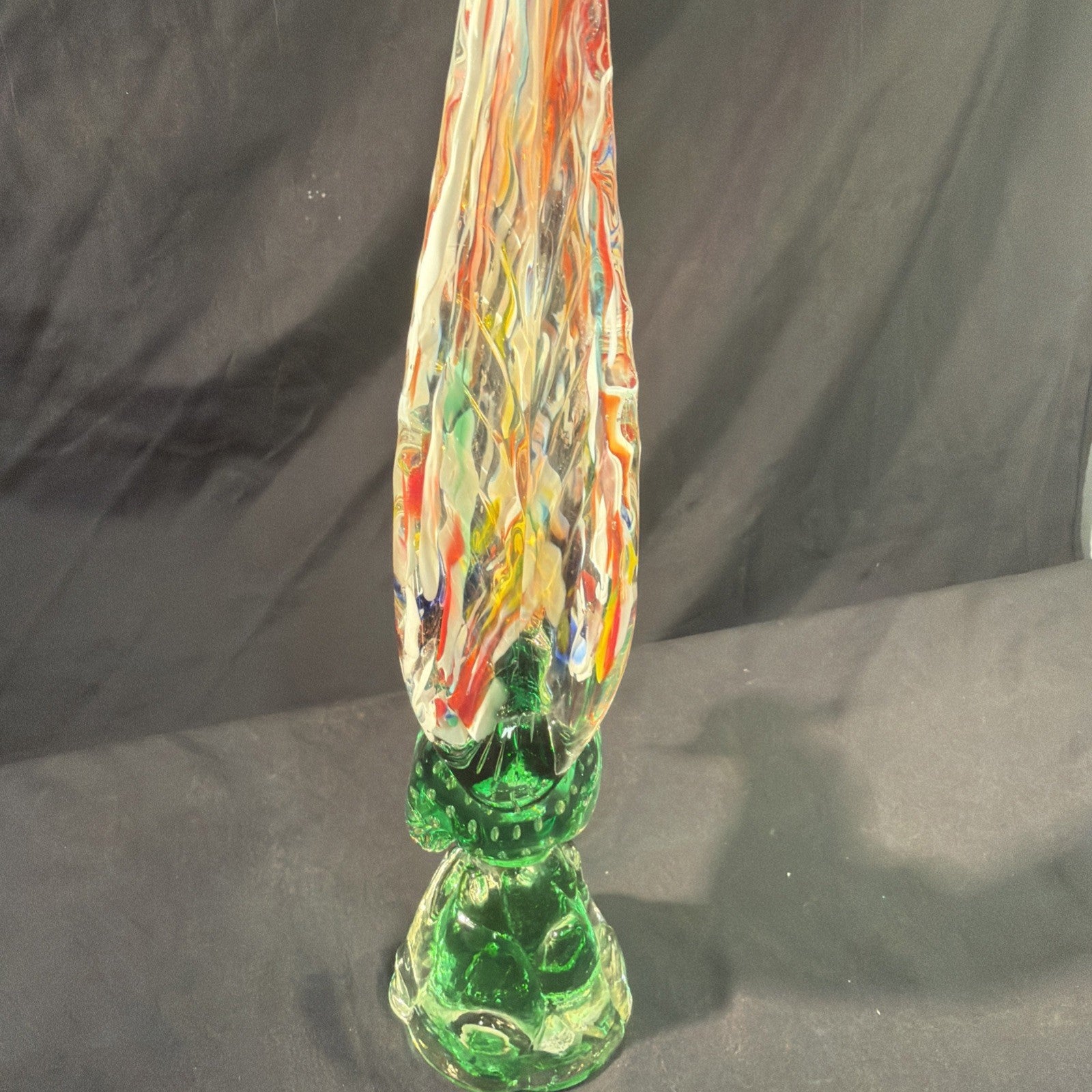Murano pheasant incredible 45cm tall coloured glass Vintage - (2081)