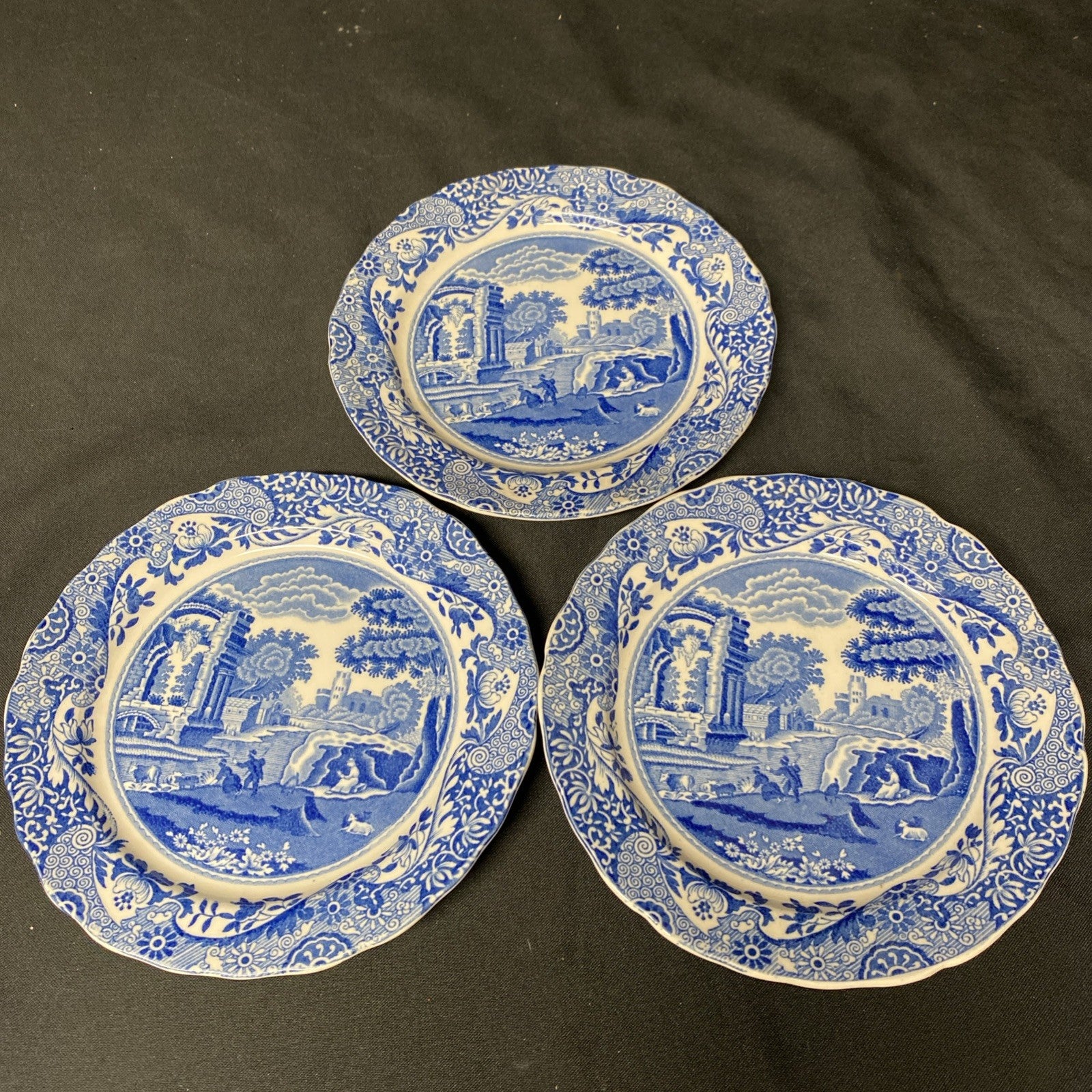Copeland Spode's Italian Made in England x 3 Side Plates Ex. Cond - (1716)