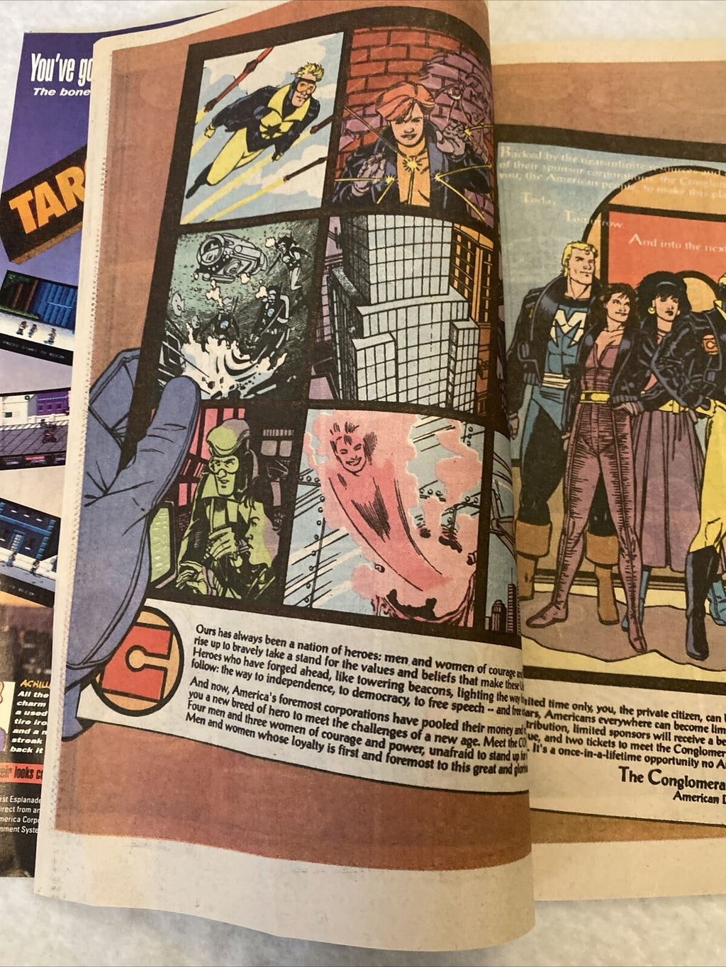 COMIC - DC Comics  JUSTICE LEAGUE QUARTERLY Winter 1991 - New York (8806)