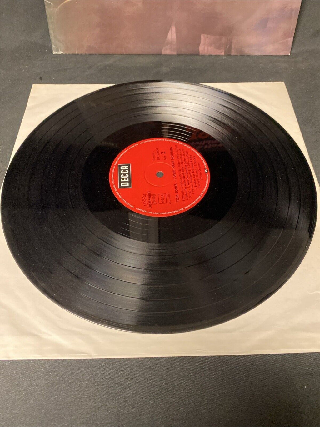 VINYL RECORD - Tom Jones - I who have nothing, Wales Land of Song - (5693)