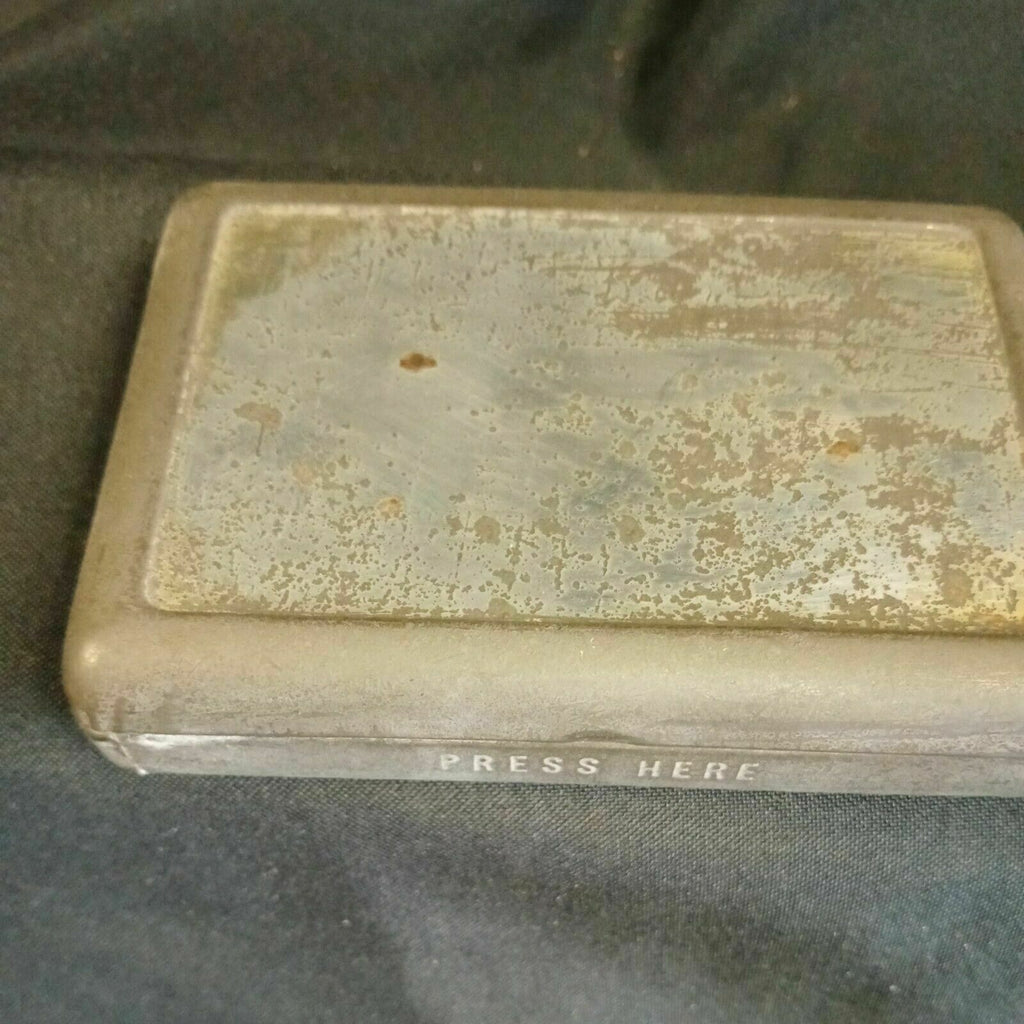 Jahnkes's Patent Tin 15 May 1880 Floral and Butterfly decoration Rare - (7938)