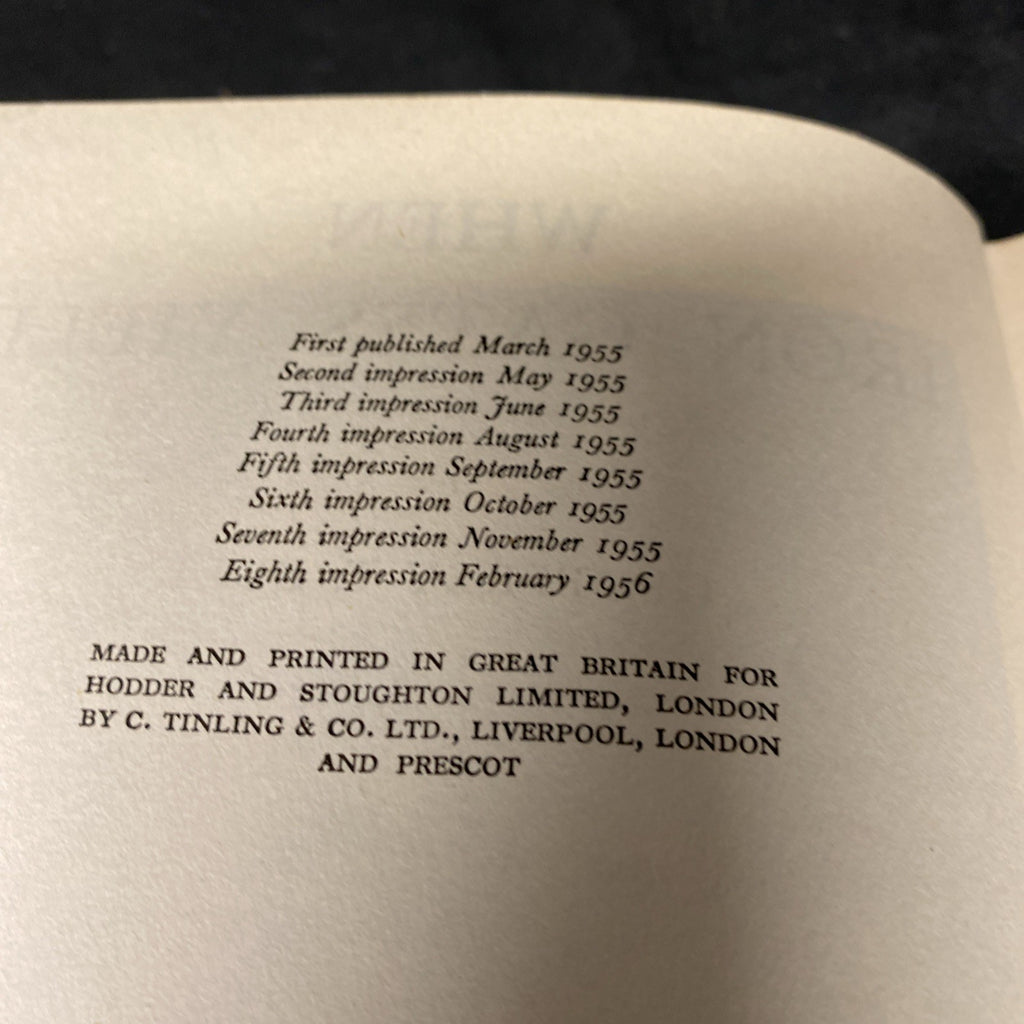 Book - When Iron Gates Yield - Geoffrey T. Bull 1956 - (1644)