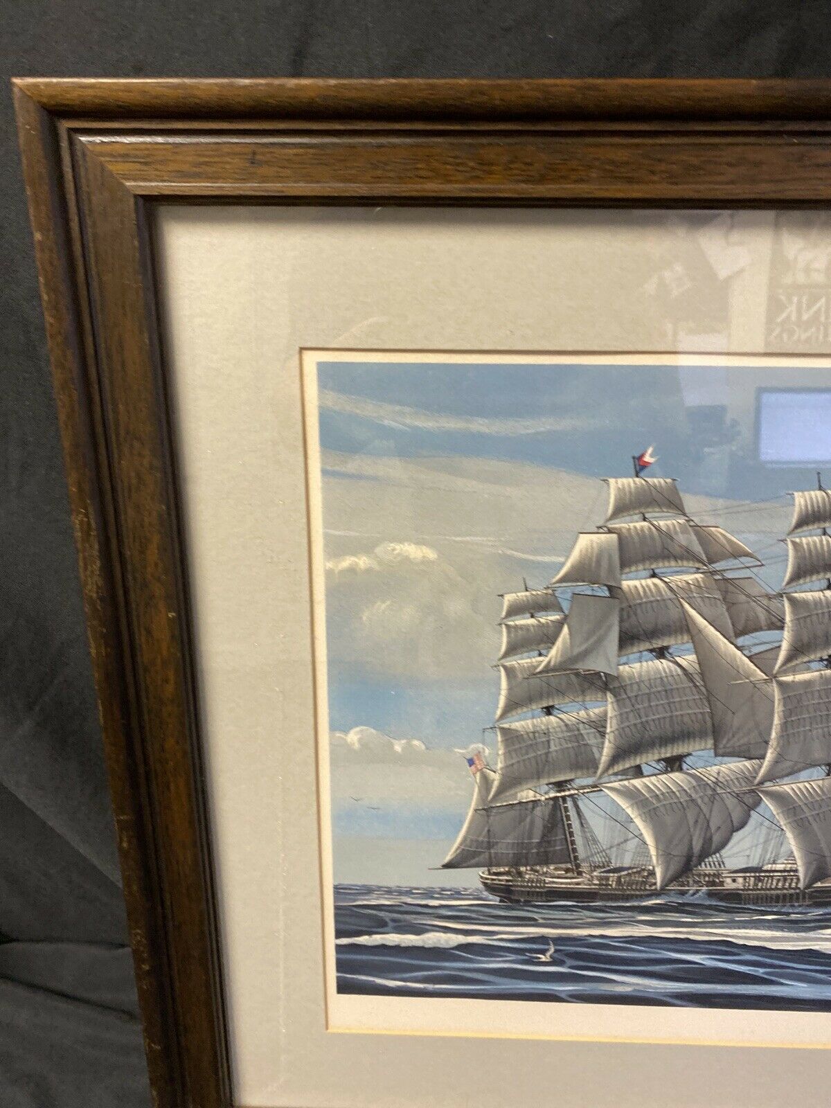 Richard Linton Australian Original Signed Framed Lithograph China Bound  (7367)