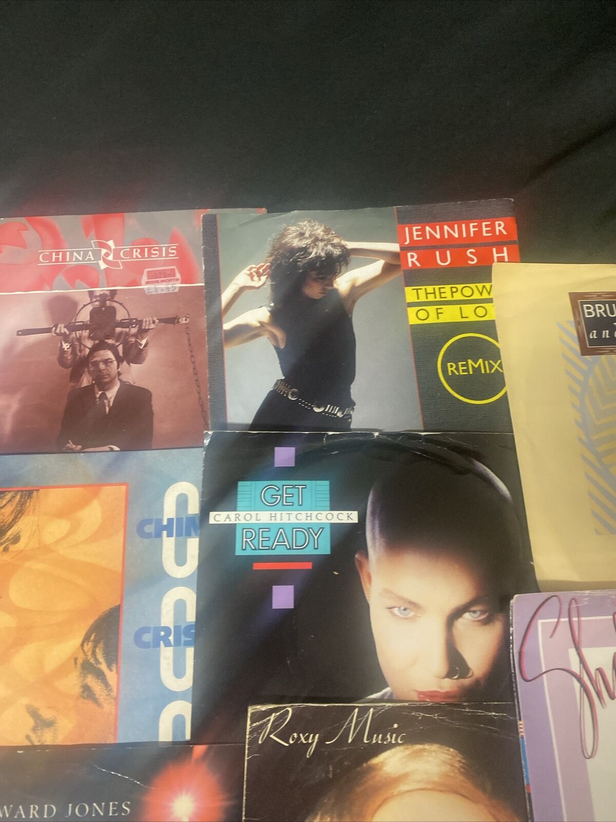 Vintage 1980's 7" Singles x12  China Crisis Howard Jones Roxy Music+ More (8358