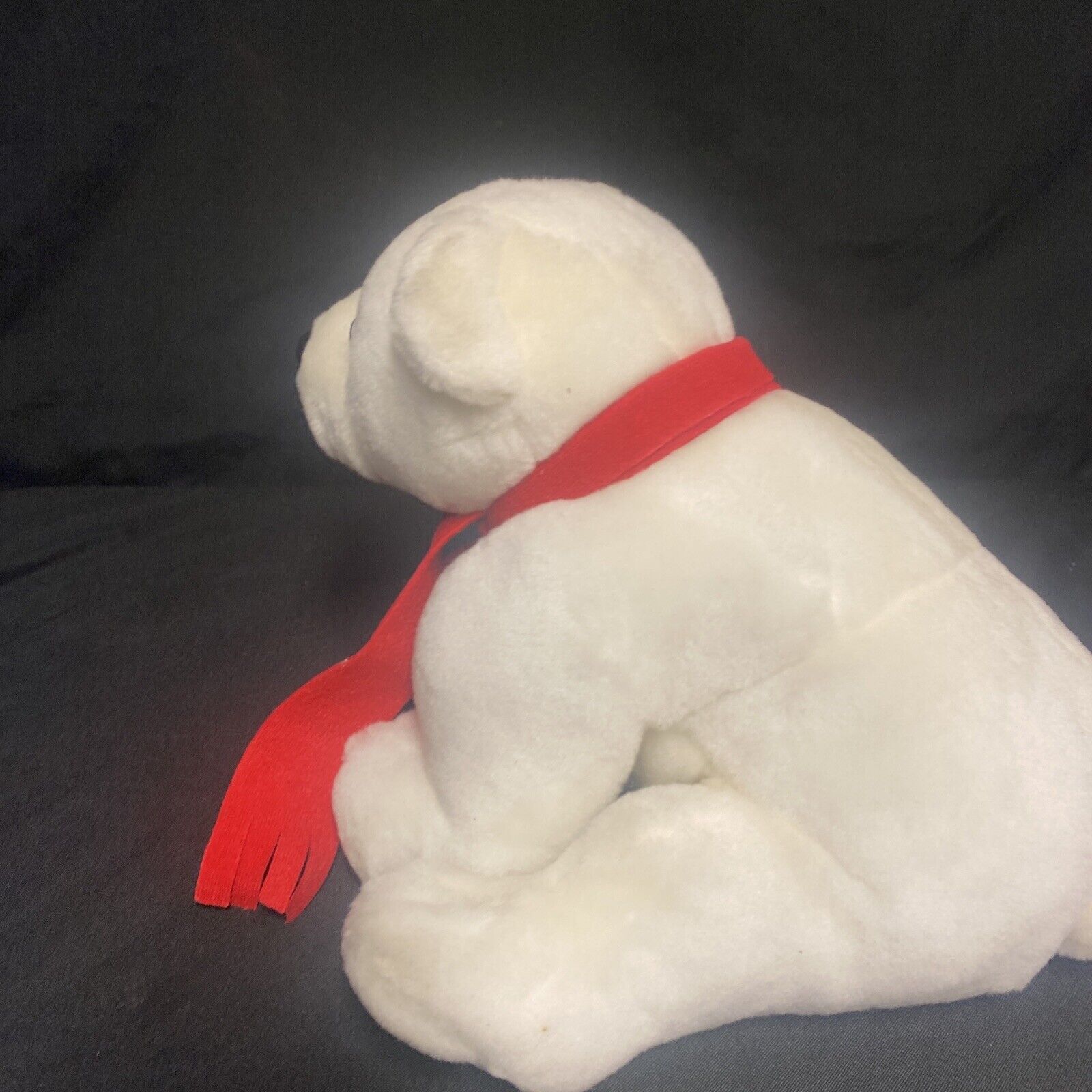 Coca Cola Polar Bear Hard stuffed plush made in Belgium by Hero 10" tall -(9103)