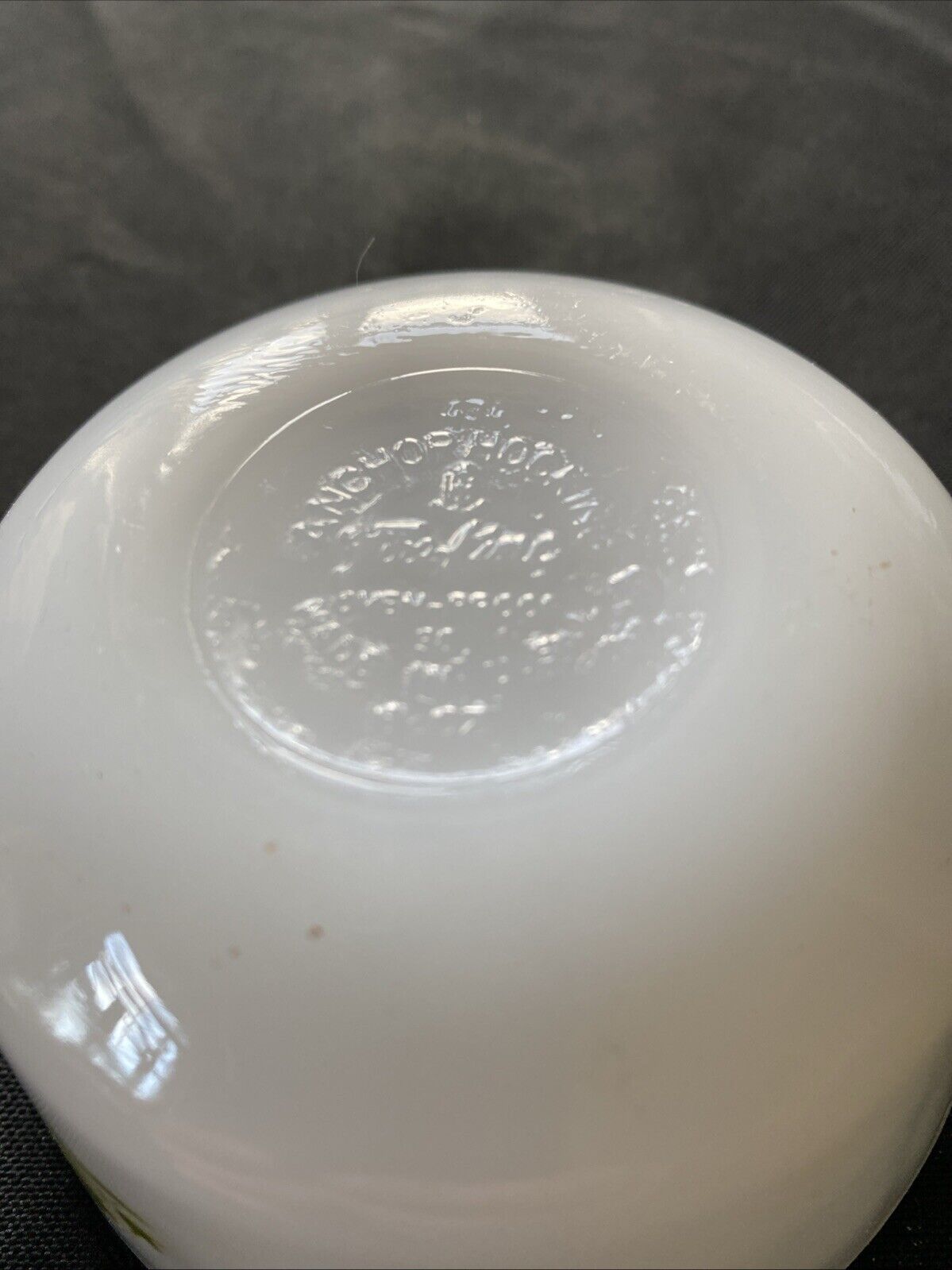 Anchor Hocking Fire-King Milk Glass Small Bowl Vintage USA 6oz (5879)