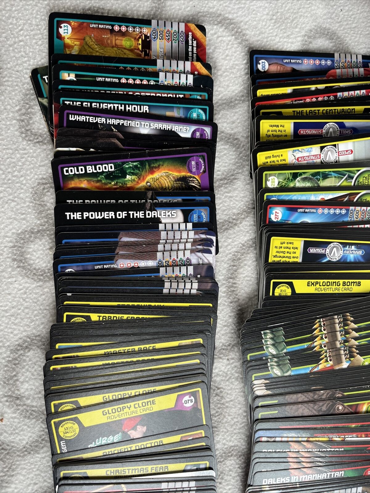 Doctor Who MONSTER INVASION - Dr Who 300+ Single Cards + tin