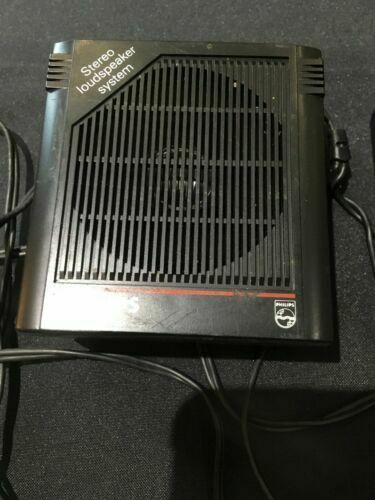 1980'S Philips Stereo Loudspeaker System Model SBC 3202 - WORKING - (6904)
