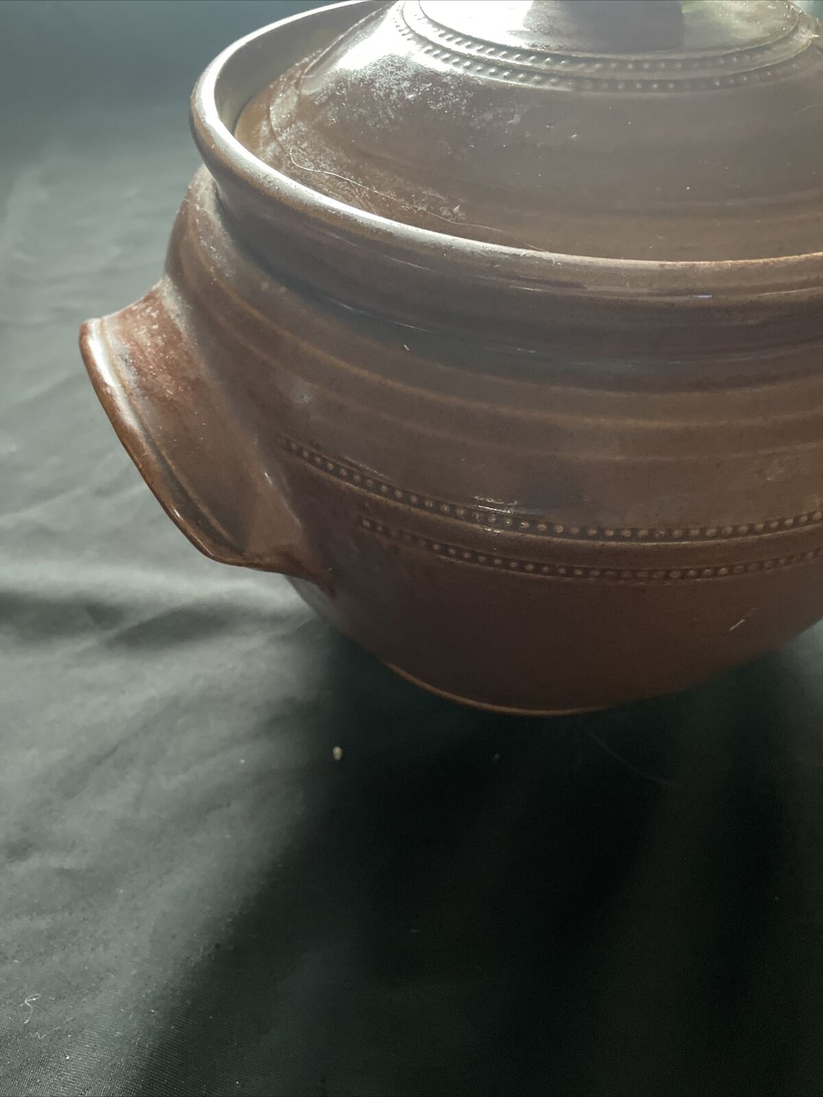Vintage Pearsons of Chesterfield 6pt Cooking stoneware pot - (9391)