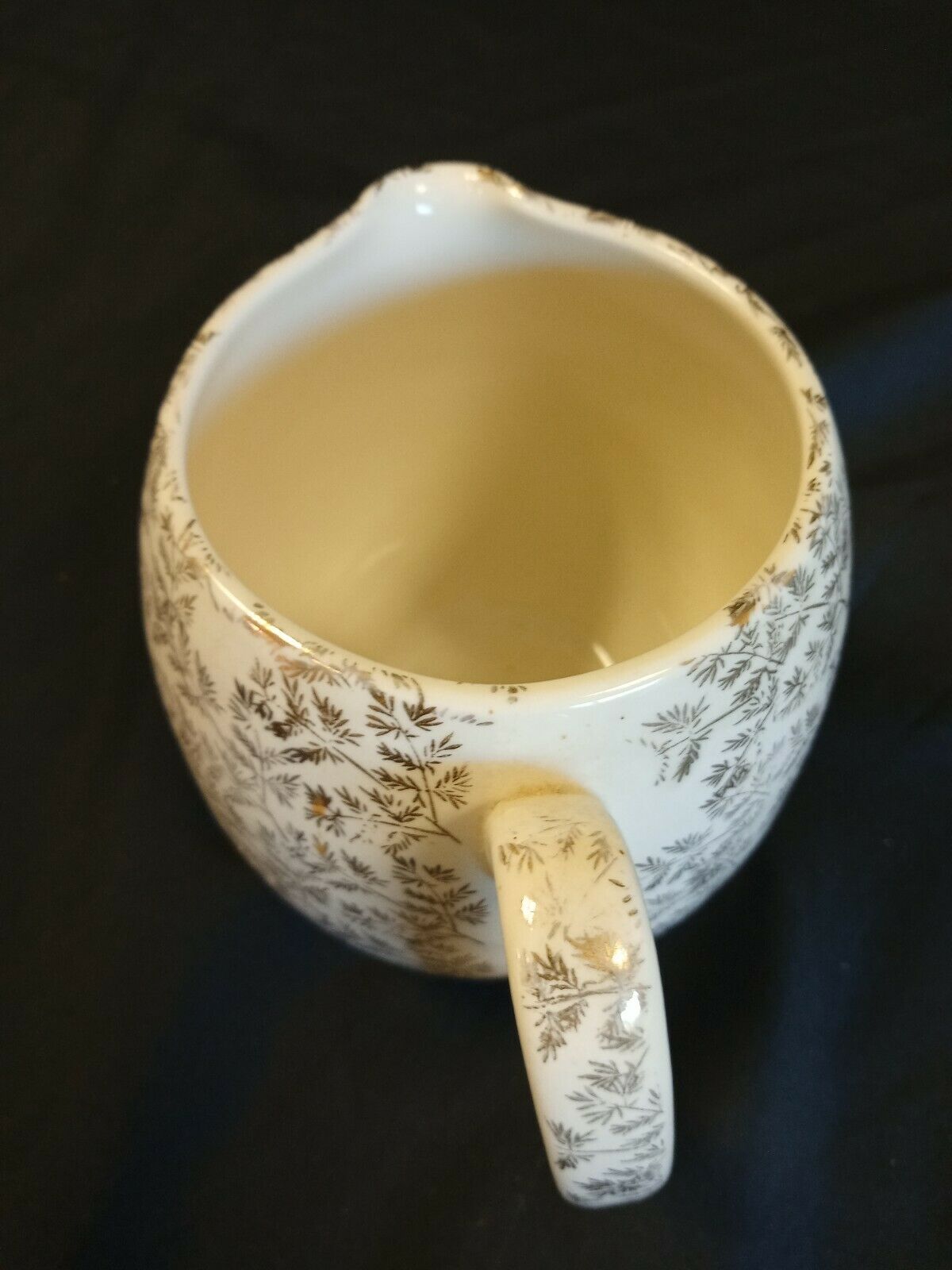 Vintage Jug Sadler Pinkie Crinoline Lady Gilded 12cm Tall - (7889)