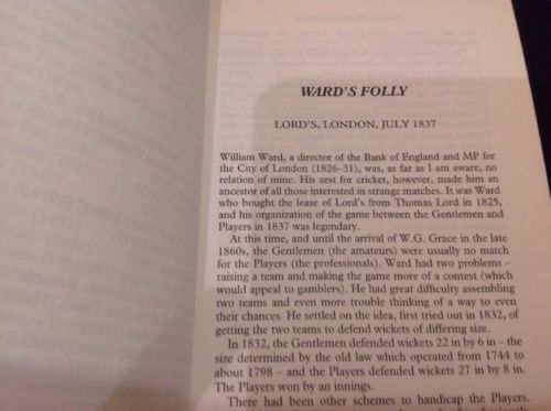 Book - Cricket's Strangest Matches True Stories from 150 years 2002 (1686