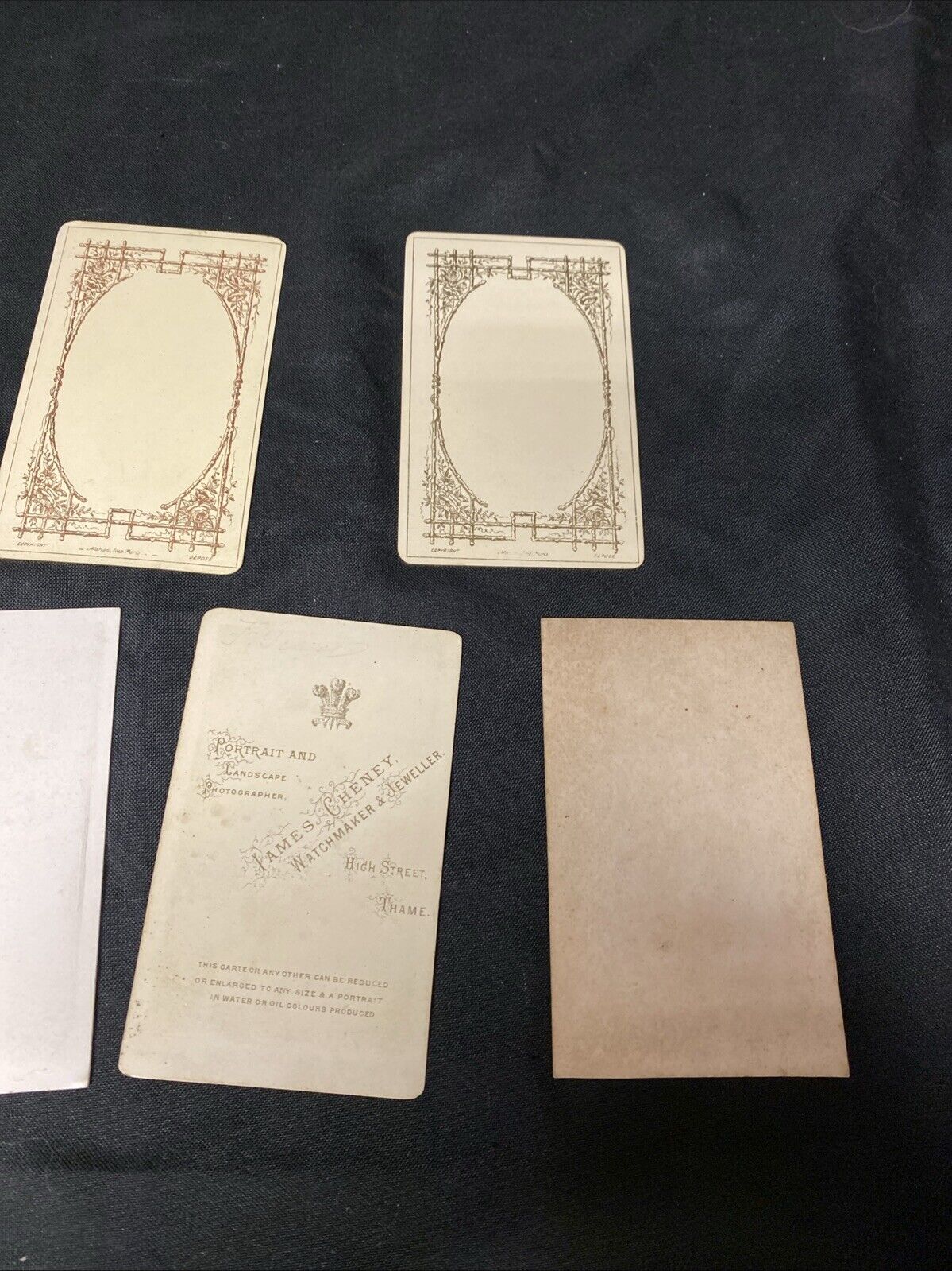 Victorian Carte De Vista CDV's x 7 Features Gentlemen Portraits London - (5442)