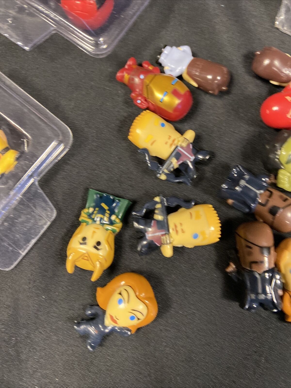 Marvel Avengers Subs Chibs Figures x24 - 1.5" collectors figures date 2012 (7272