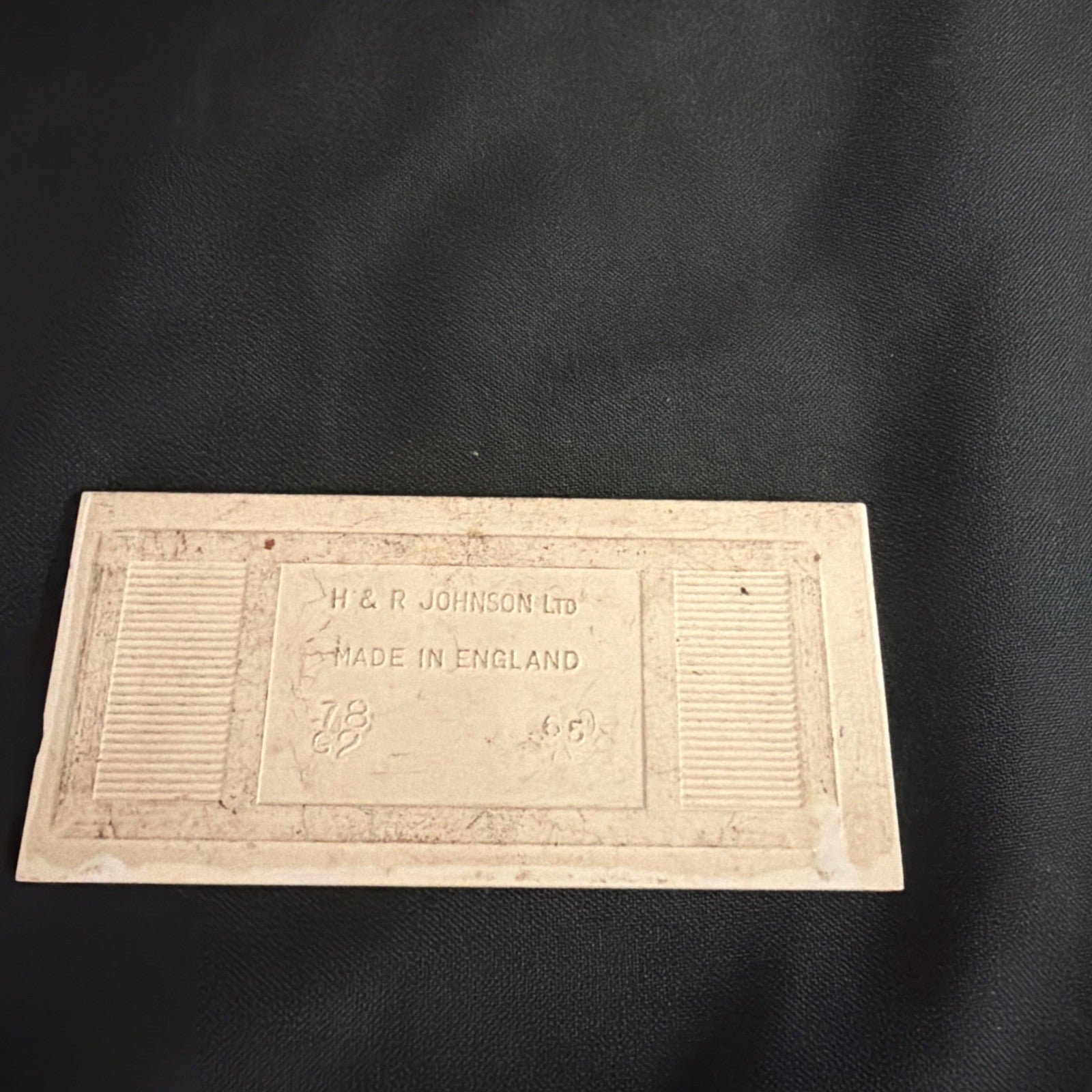 Vintage H & R Johnson ltd, Tile Name Plaque / Plate "Nanas Room" - (2363)