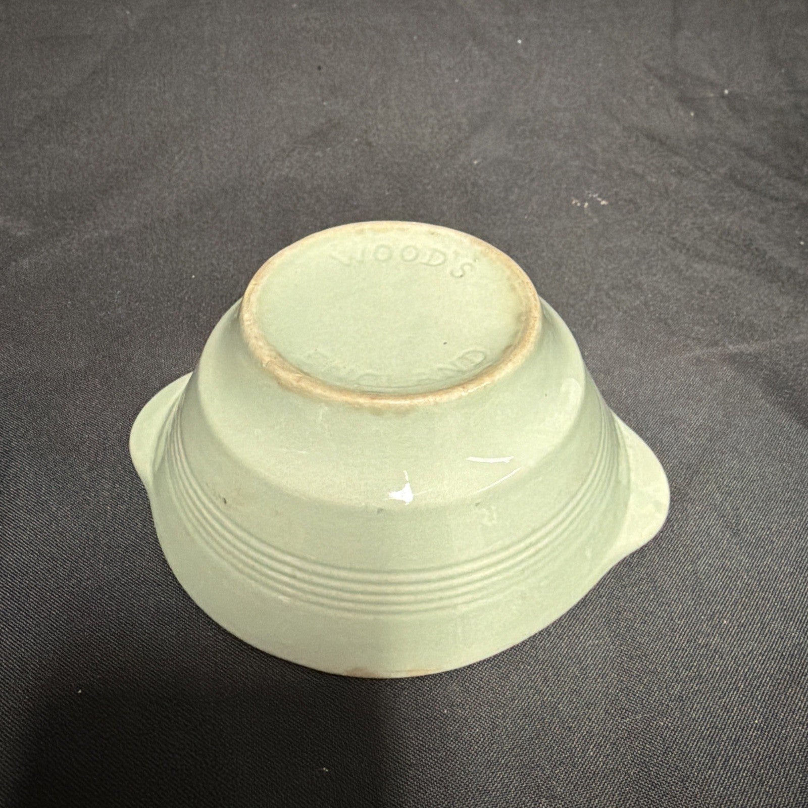 Wood's Ware Beryl Utility Green 1940's Soup Bowl 12cm Diameter- (1931) 
