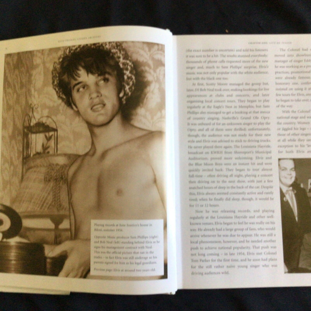 Elvis Presley Unseen Archives - Large Hardback collectors book - (9748)