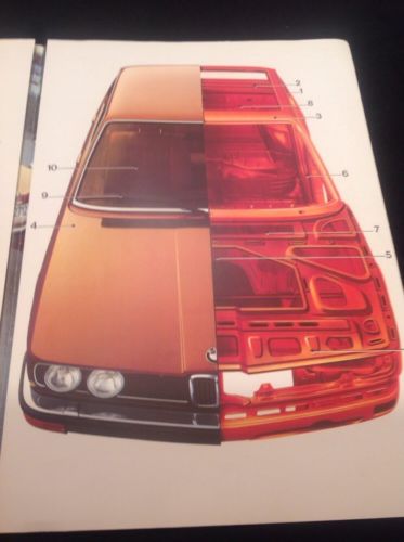 BMW 518 520 520i 525 528 - 1976 Fold out Car Brochure Leaflet - (308)