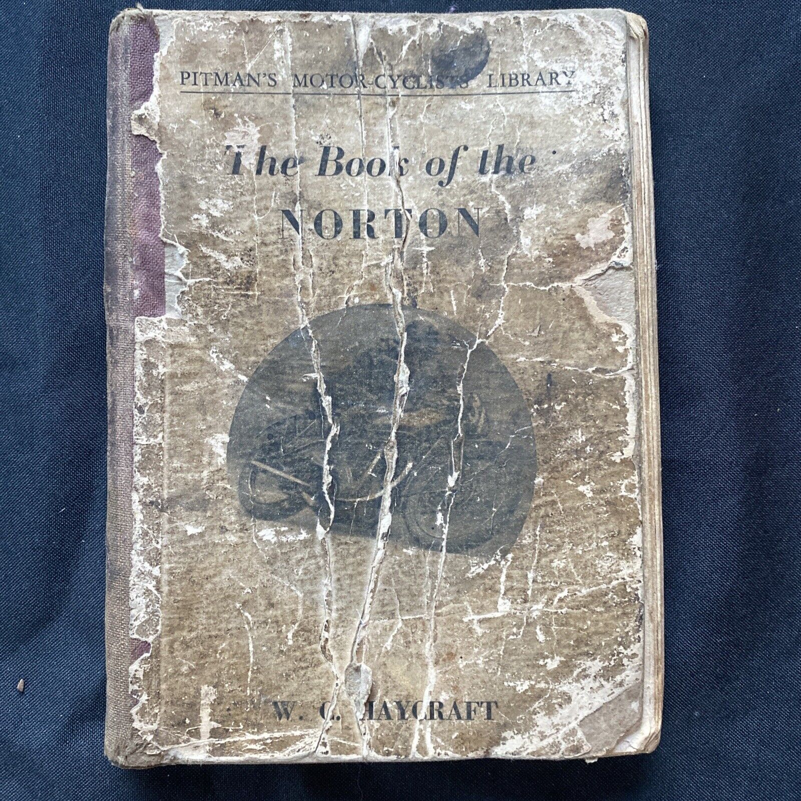 Pitmans Motor Cycle Library The Book of the NORTON WC Haycraft 1953 -(9597)