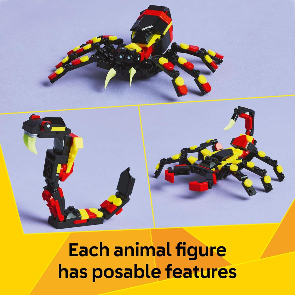 LEGO Creator 3 in 1 - Wild Animals: Surprising Spider - 31159