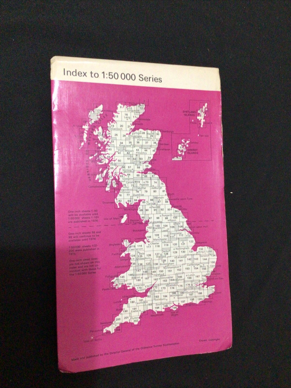 MAP - Ordnance Survey 1:50 1st Series 1974 -Worcester & The Malverns #150 (8707