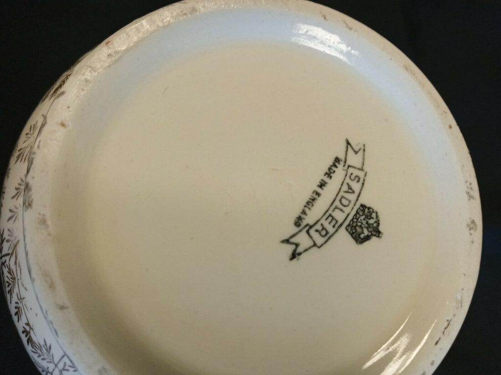 Vintage Jug Sadler Pinkie Crinoline Lady Gilded 12cm Tall - (7889)