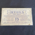 Antique Pharmacy Apothecary Unopened Irvona Tonic Tablets London - (9664)