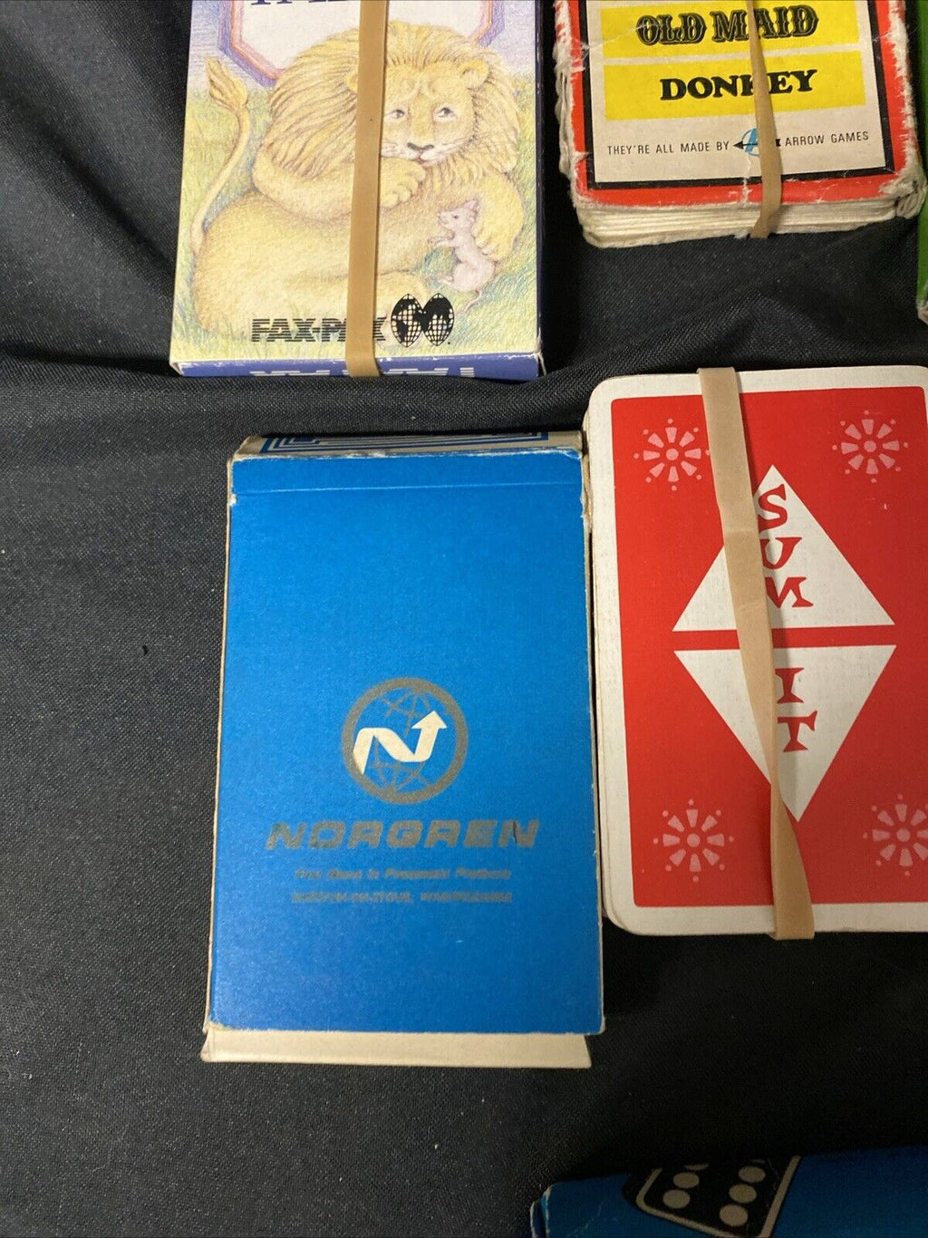 Vintage Card & pocket games x 10 National Trust Happy Families etc (5431)