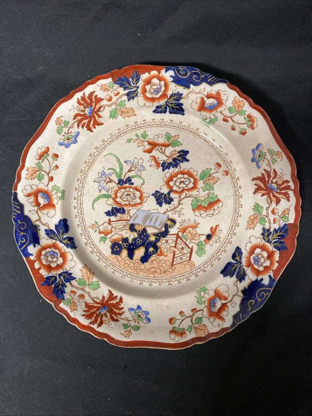 Masons Ashworth Ironstone antique 1834 imari pattern plate 26cm. c1900. (5826)