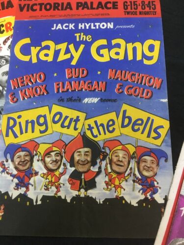 Victoria Palace 1950's Theatre programmes x 6 Flanagan Nervo Knox Askey Etc - (2948)