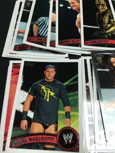 TOPPS WWE Cards 2011 - Raw x 22 Raw Metallic x 3 NXT x 2 - (6341)