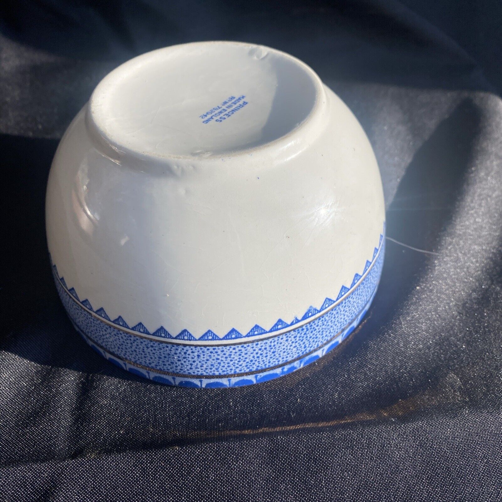 W HULME  BURSLEM Rd No 782942 "PRINCESS" CERAMIC 1940s Small Bowl -(9023)