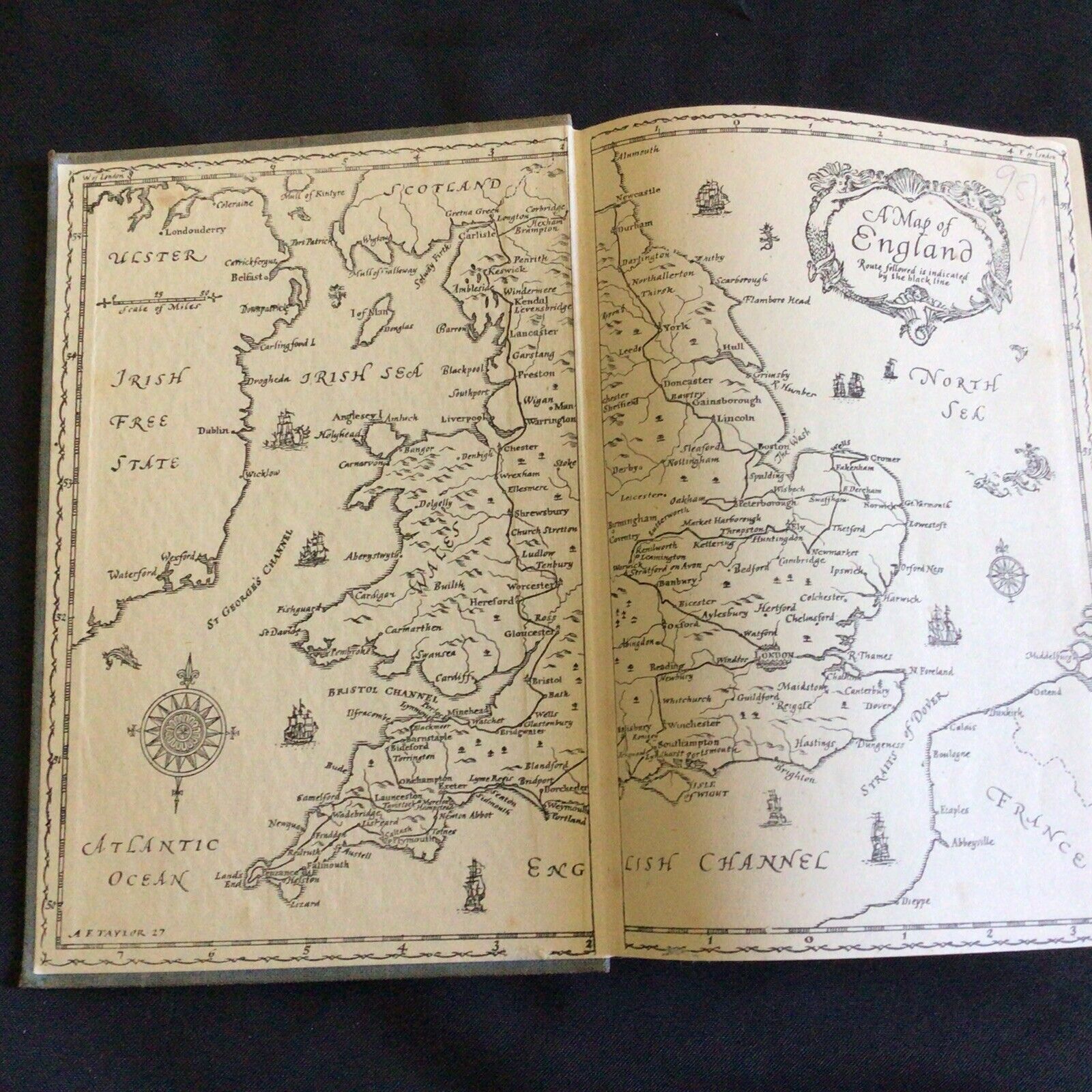 H.V Morton In Search of England Book 1945 print - (9728)