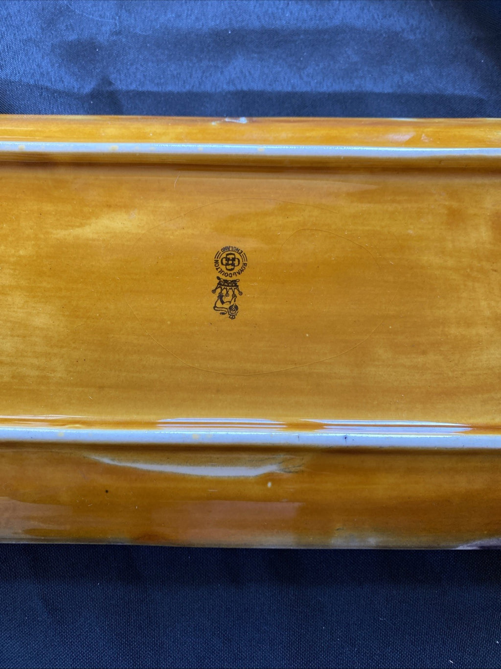 Royal Doulton RARE Silhouette series Farming ceramic tray pre 1922 - (1034)