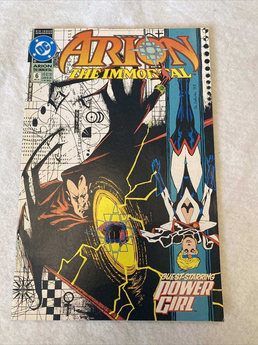 COMIC - DC Comics ARION The Immortal - 6th Dec 1992 - Power Girl (8827)